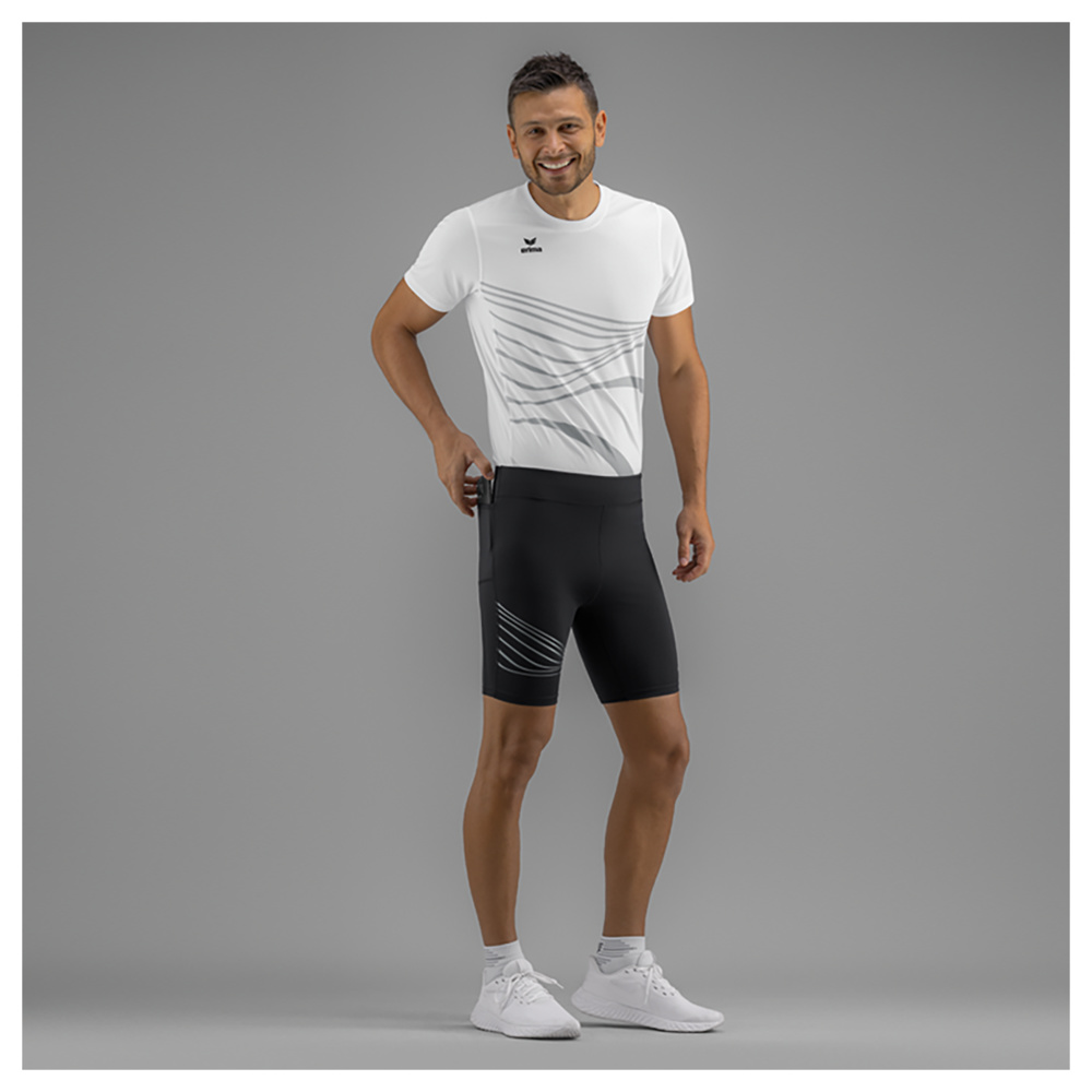 Mens short hot sale running tights