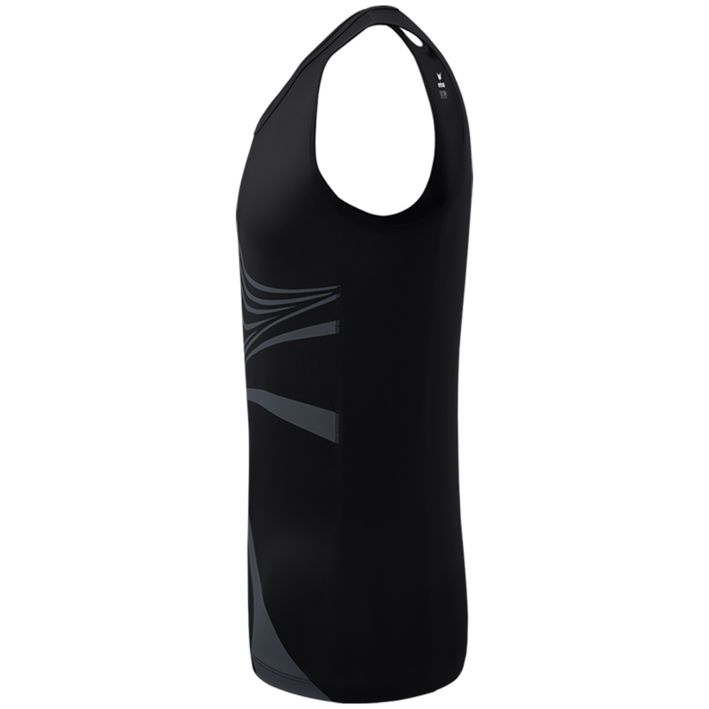 ERIMA RACING SINGLET, BLACK MEN. 