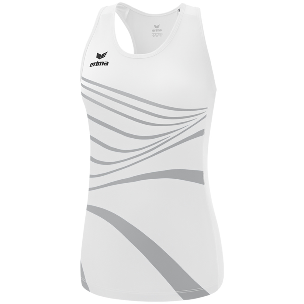 ERIMA RACING SINGLET, NEW WHITE WOMEN. 