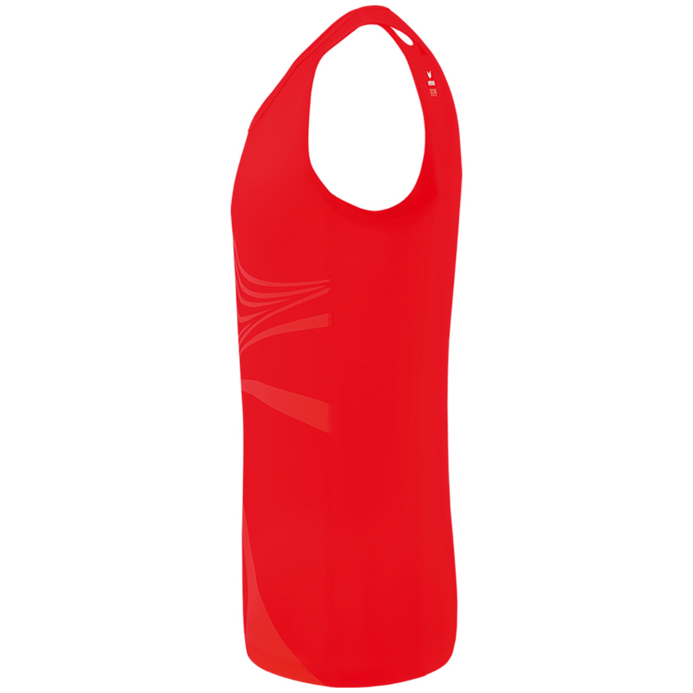 ERIMA RACING SINGLET, RED MEN. 