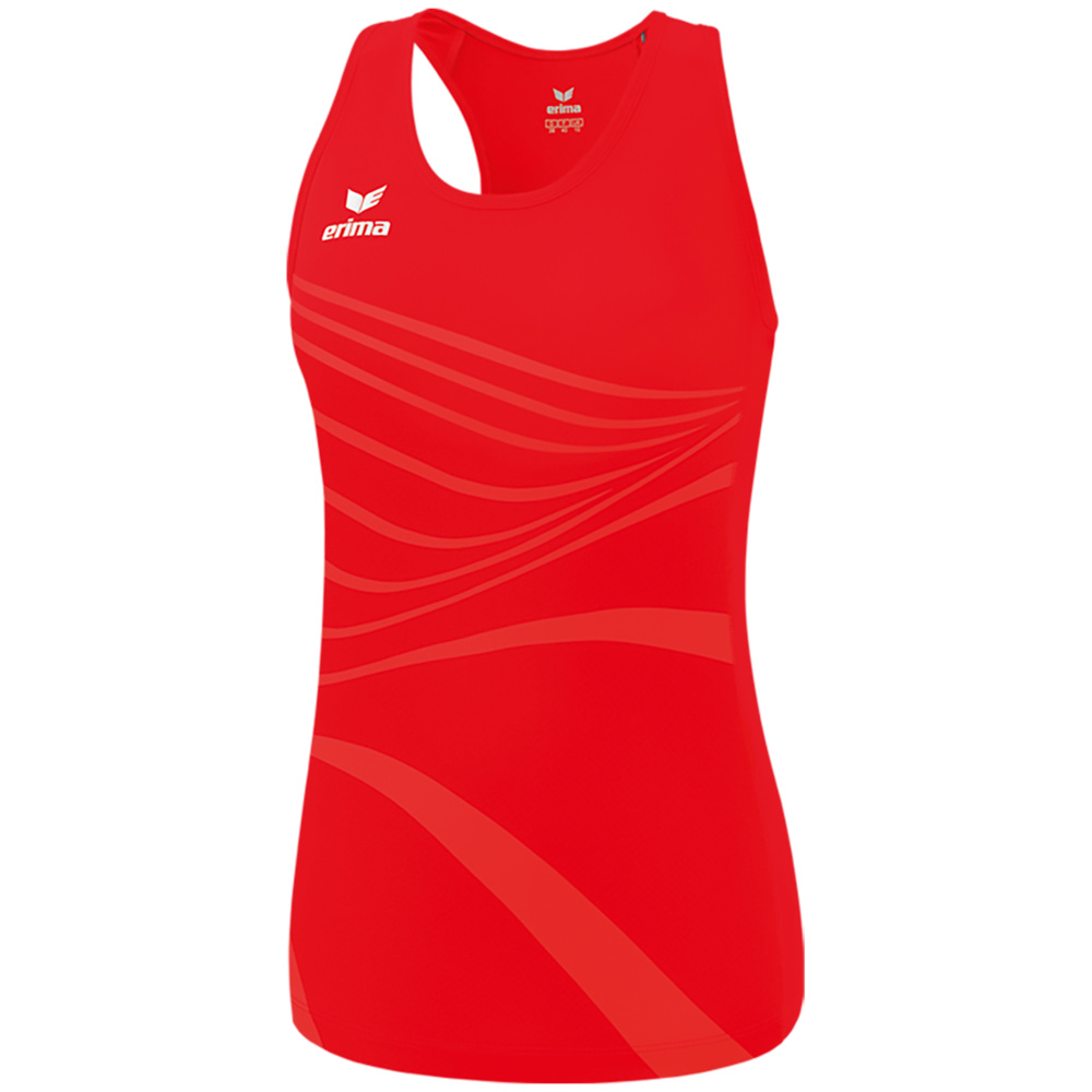 ERIMA RACING SINGLET, RED WOMEN. 