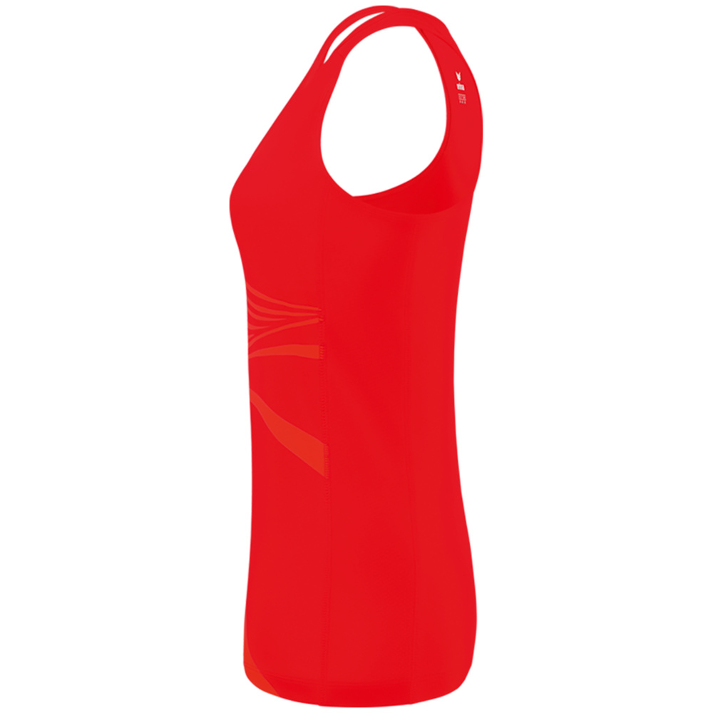 ERIMA RACING SINGLET, RED WOMEN. 