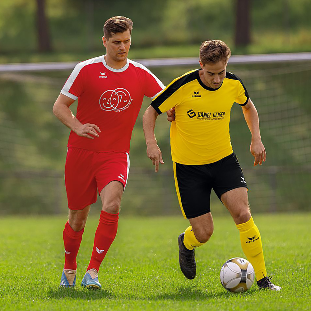 ERIMA RETRO STAR JERSEY SHORT SLEEVE YELLOW-BLACK, KIDS. 