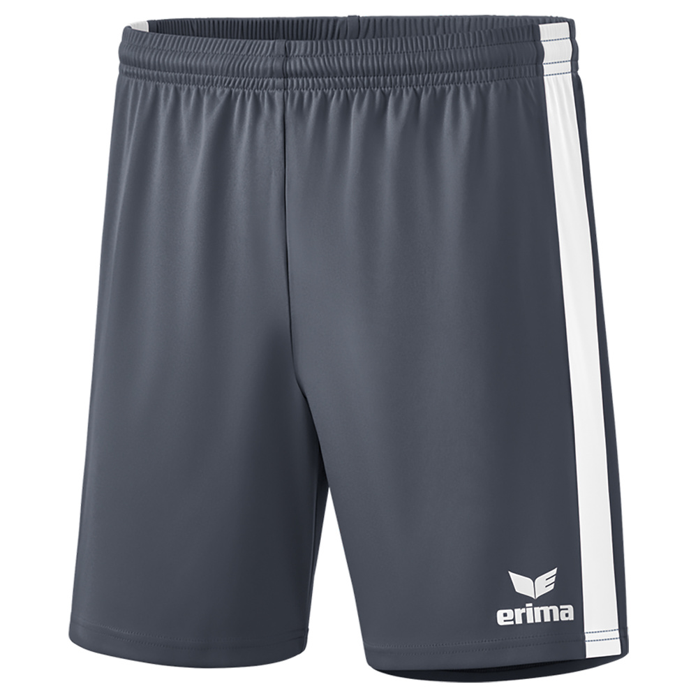 ERIMA RETRO STAR SHORTS, SLATE GREY-WHITE KIDS. 