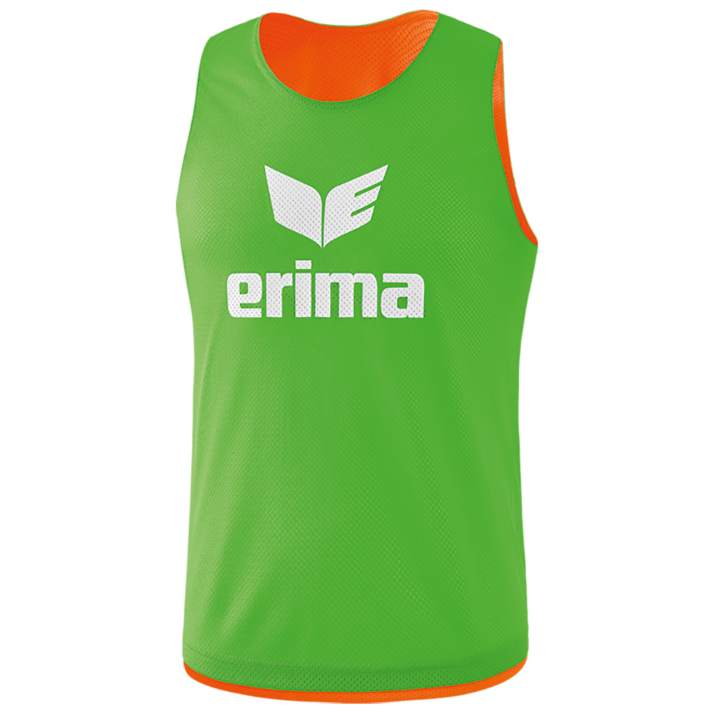 ERIMA REVERSIBLE TRAINING BIB, ORANGE-GREEN. 