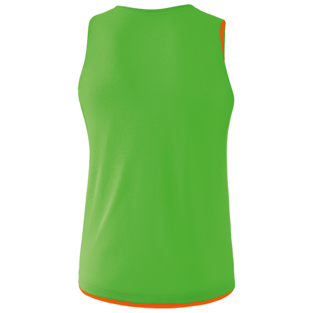 ERIMA REVERSIBLE TRAINING BIB, ORANGE-GREEN. 