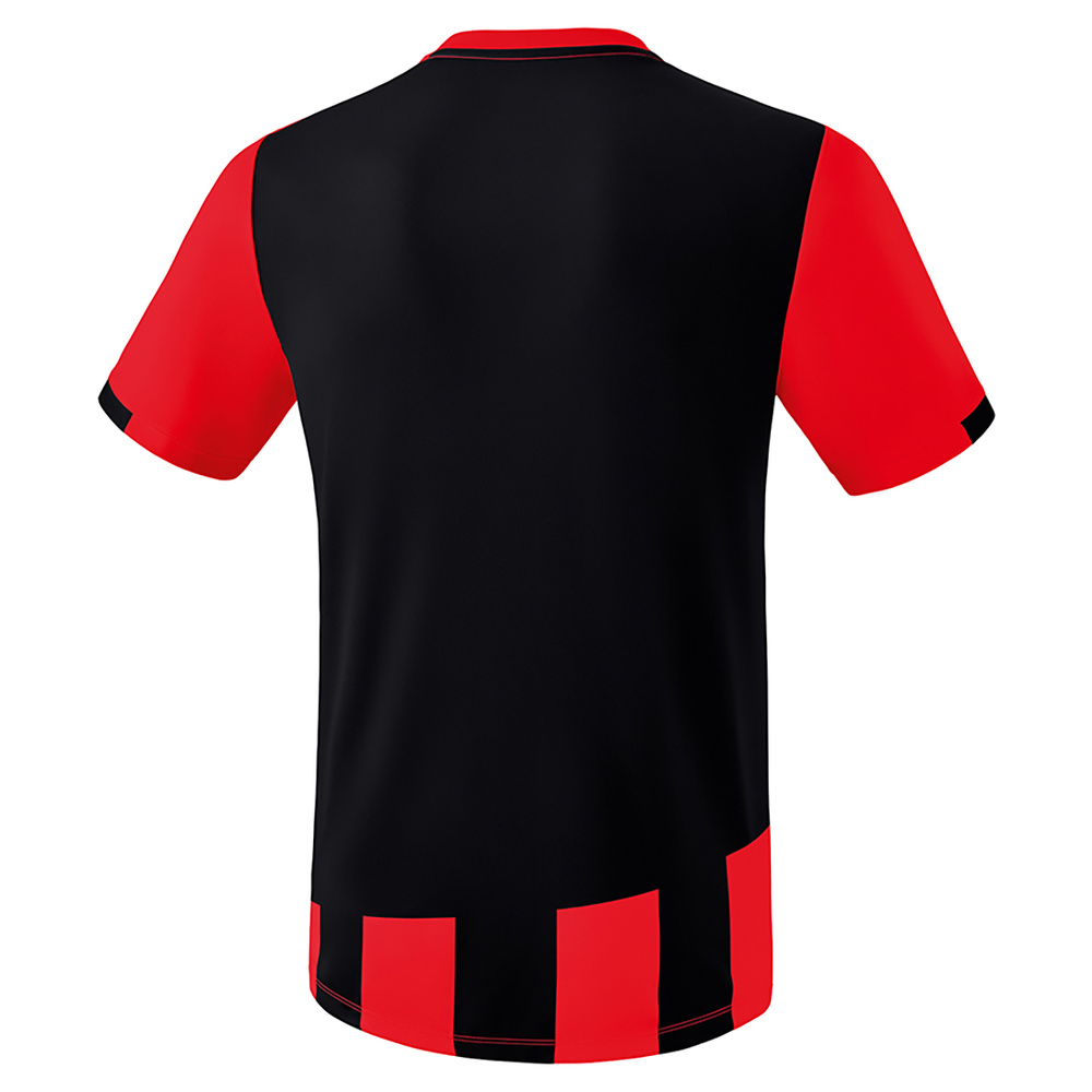 ERIMA SIENA 3.0 CAMISETA MANGA CORTA, ROJA-NEGRA UNISEX. 