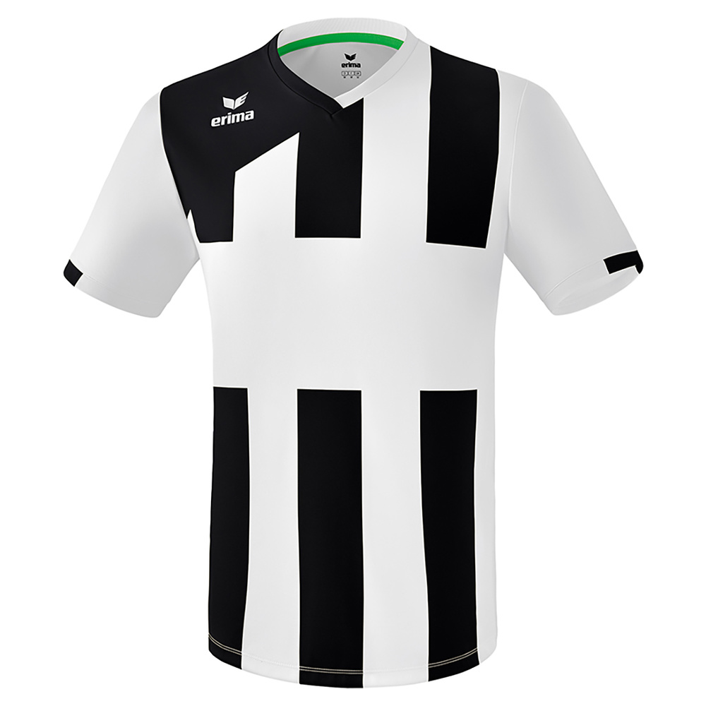 ERIMA SIENA 3.0 JERSEY SHORT SLEEVE, WHITE-BLACK UNISEX. 