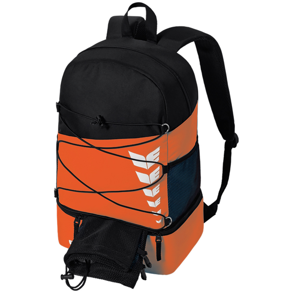 ERIMA SIX WINGS BACKPACK ORANGE BLACK