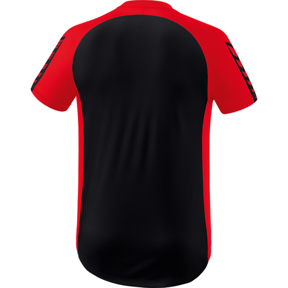 ERIMA SIX WINGS JERSEY SHORT SLEEVE, BLACK-RED MEN. 