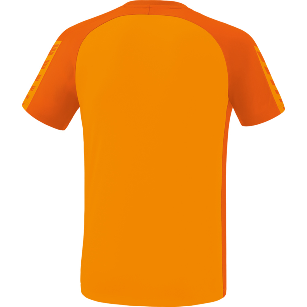 ERIMA SIX WINGS JERSEY SHORT SLEEVE, NEW ORANGE-ORANGE KIDS. 