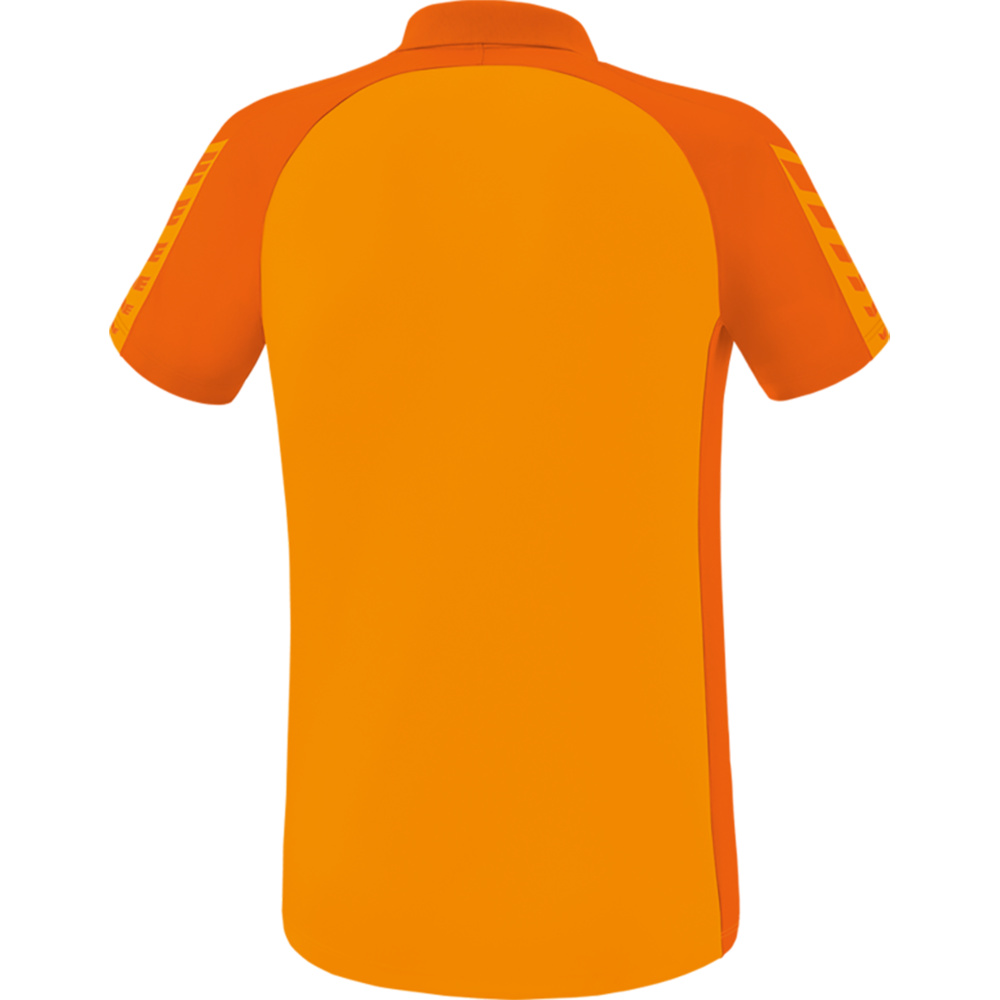 ERIMA SIX WINGS POLO-SHIRT, NEW ORANGE-ORANGE MEN. 