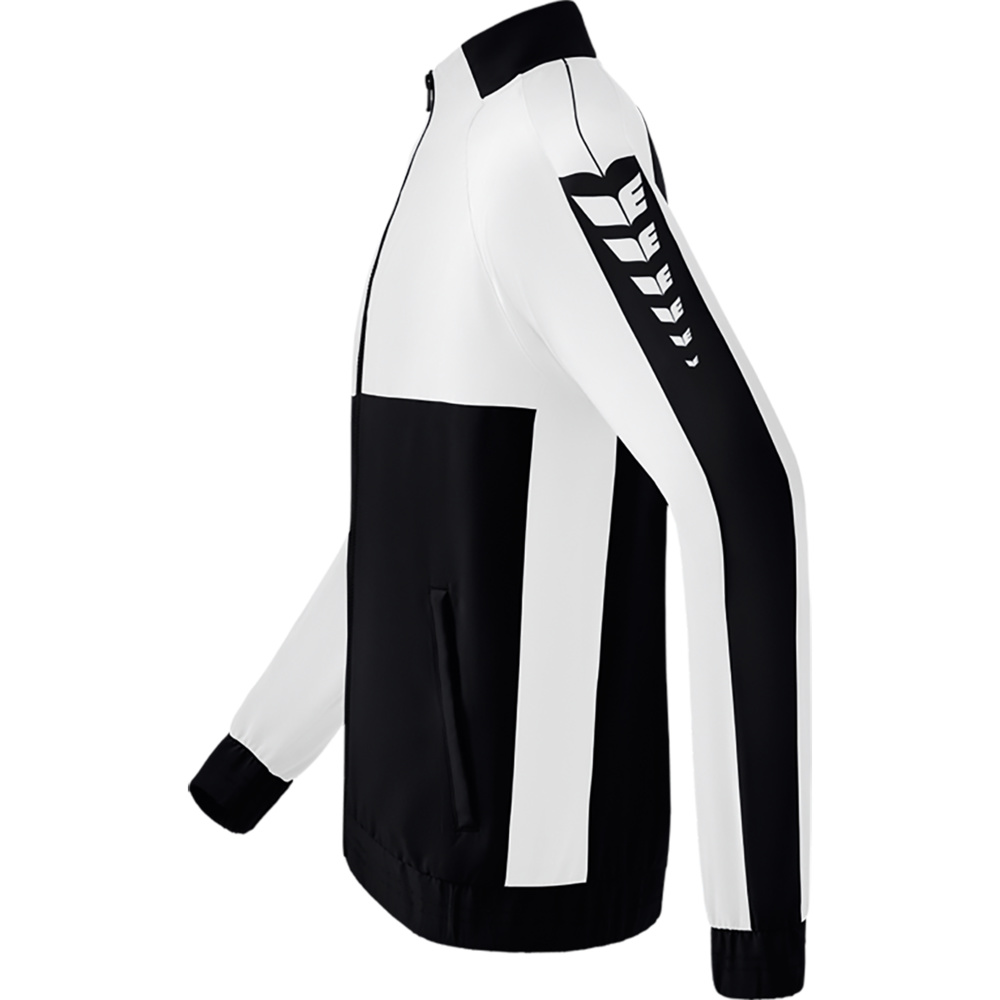 ERIMA SIX WINGS PRESENTATION JACKET, BLACK-WHITE MEN. 