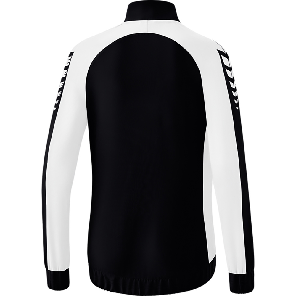 ERIMA SIX WINGS PRESENTATION JACKET, BLACK-WHITE WOMEN. 