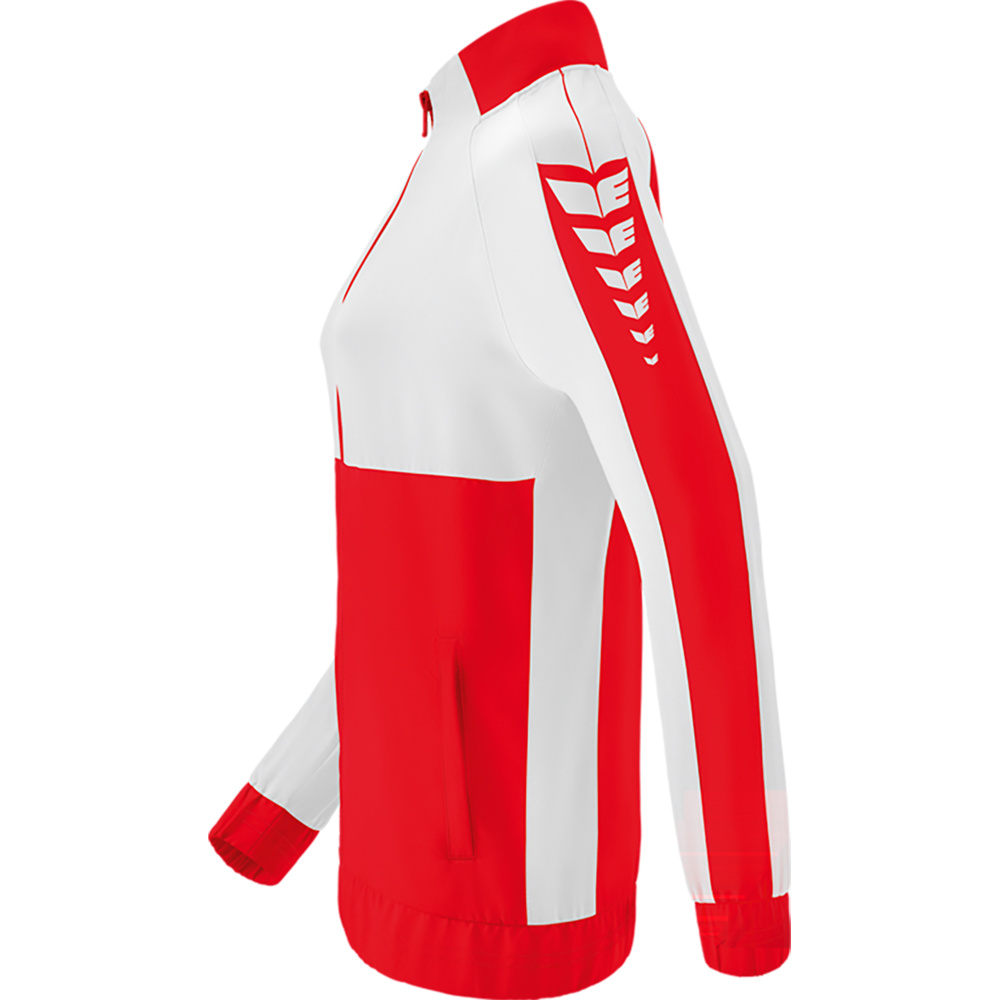 ERIMA SIX WINGS PRESENTATION JACKET, RED-WHITE WOMEN. 