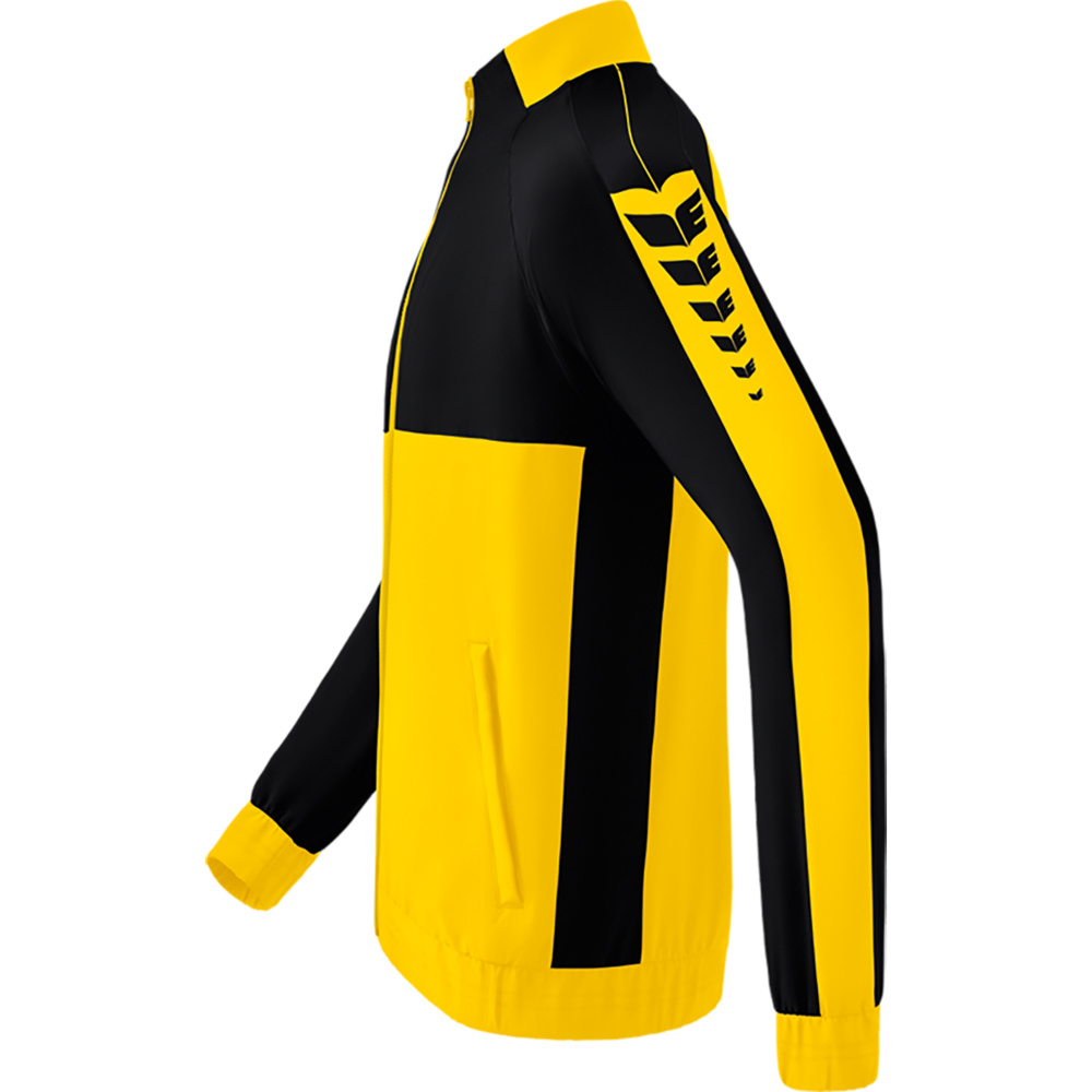 ERIMA SIX WINGS PRESENTATION JACKET, YELLOW-BLACK MEN. 