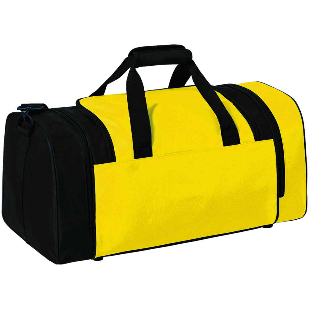 ERIMA SIX WINGS SPORTS BAG, YELLOW-BLACK. 