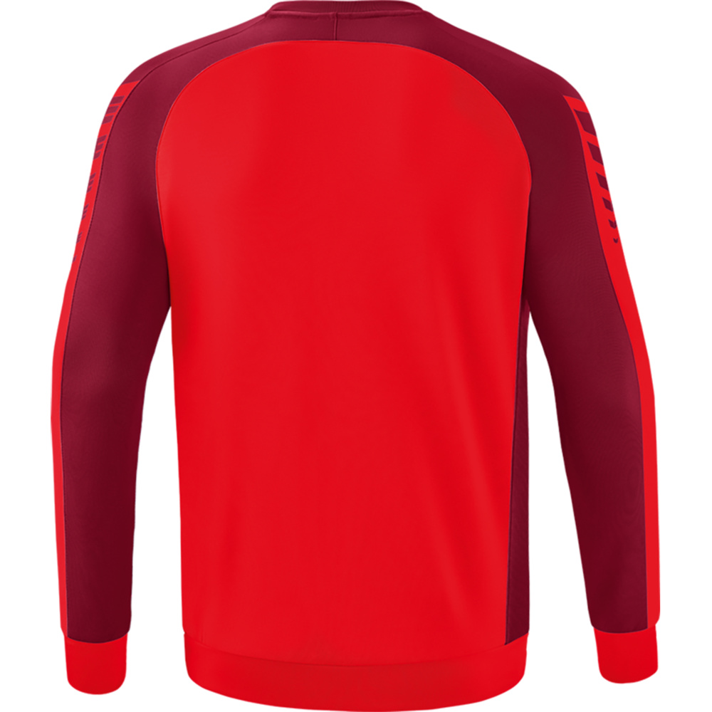 ERIMA SIX WINGS SWEATSHIRT, NEW NAVY-RED KIDS. 