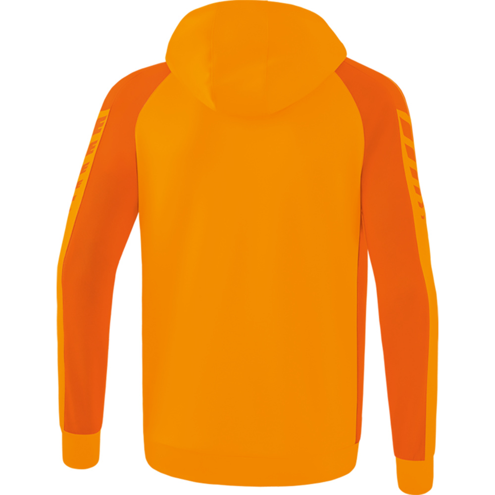 ERIMA SIX WINGS TRAINING JACKET WITH HOOD, NEW ORANGE-ORANGE MEN. 