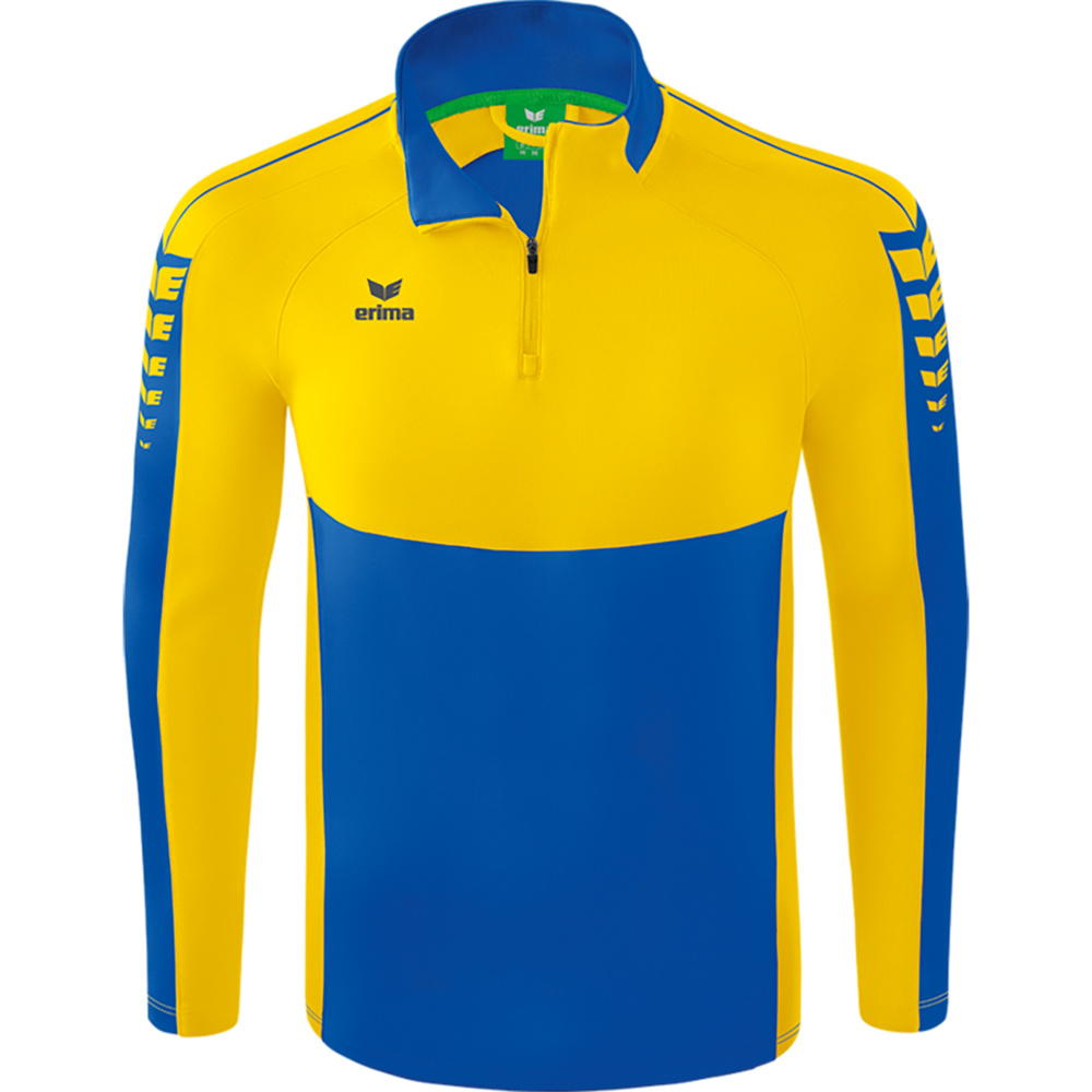 ERIMA SIX WINGS TRAINING TOP, NEW-ROYAL-YELLOW KIDS. 