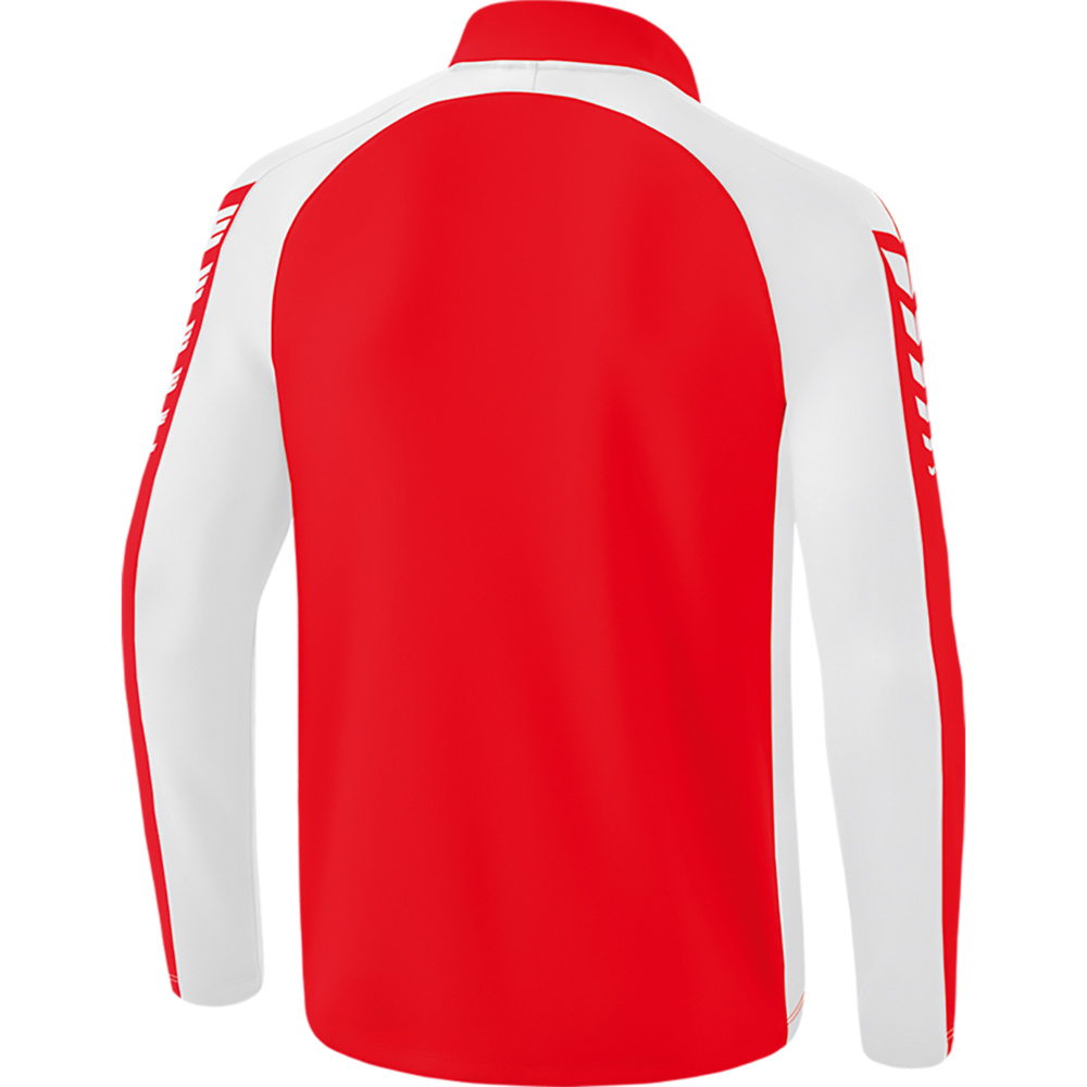 ERIMA SIX WINGS TRAINING TOP, RED-WHITE MEN. 