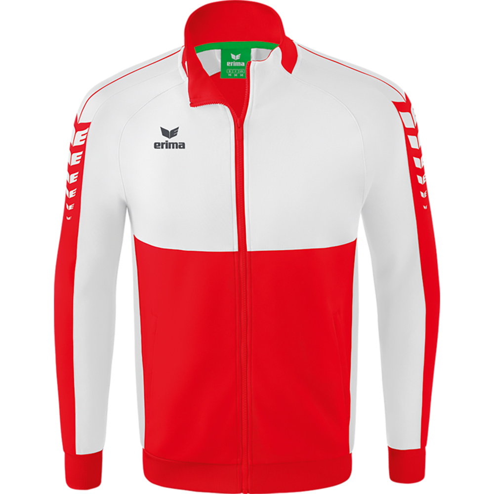 ERIMA SIX WINGS WORKER JACKET, RED-WHITE MEN. 