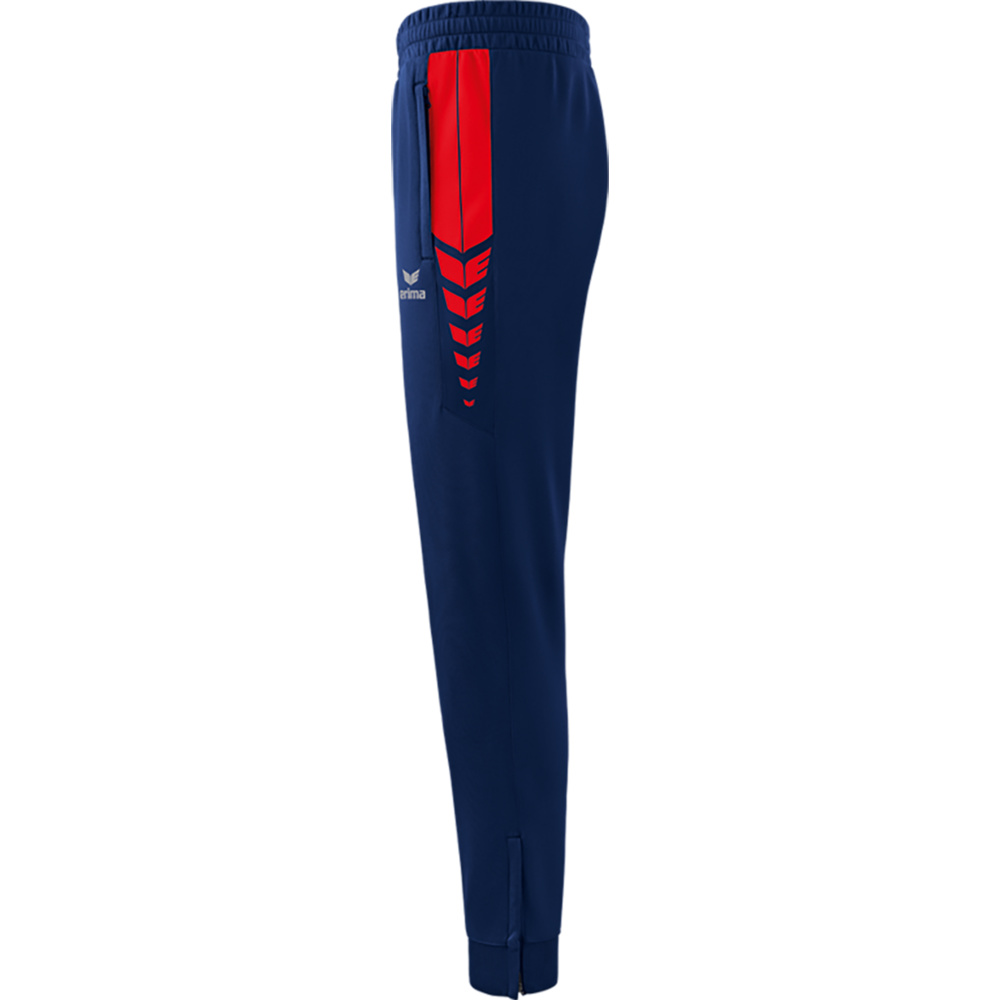 ERIMA SIX WINGS WORKER PANTS, NEW NAVY-RED MEN. 