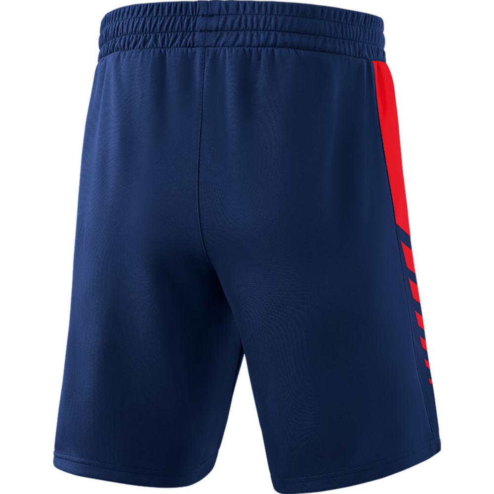 ERIMA SIX WINGS WORKER SHORTS, NEW NAVY-RED MEN. 