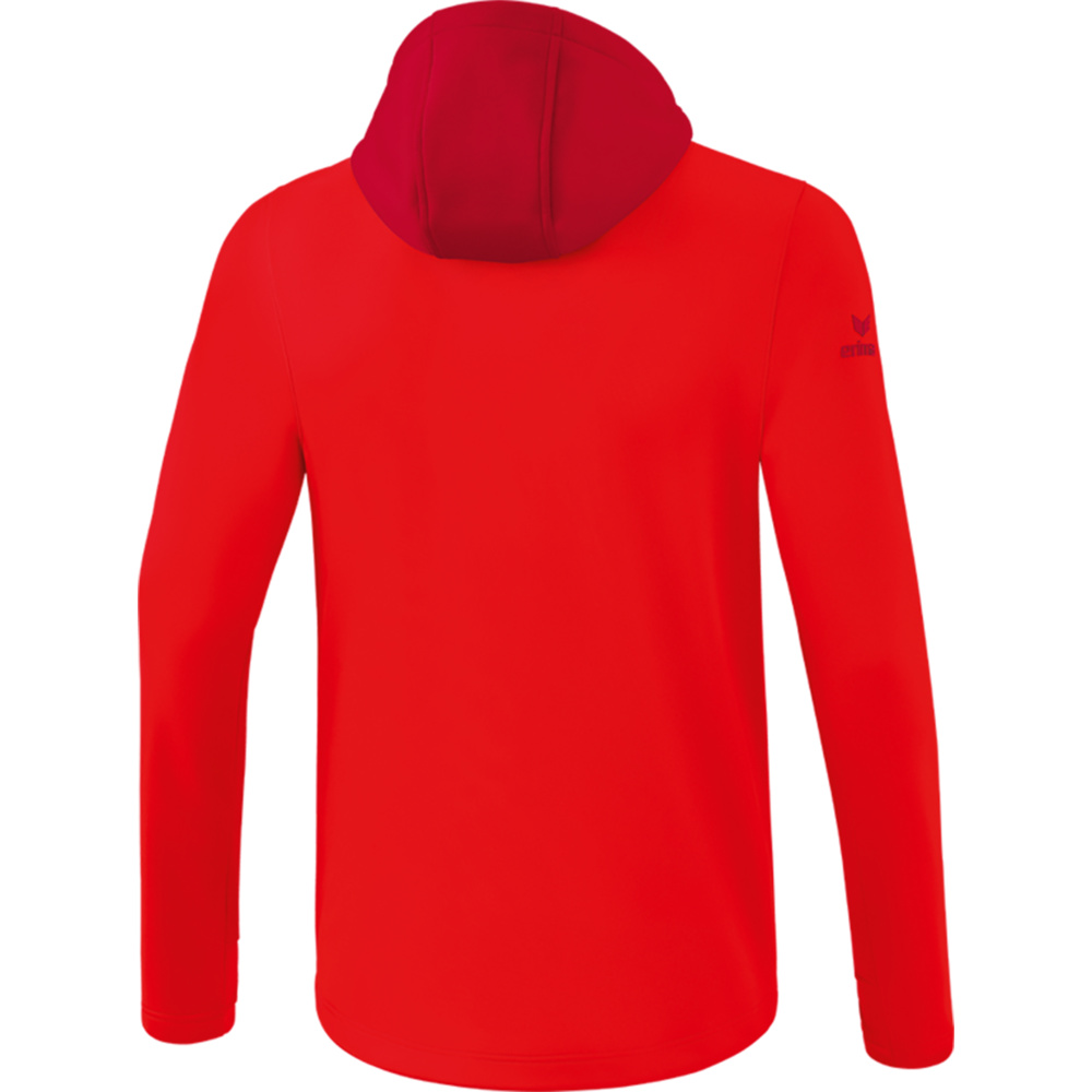 ERIMA SOFTSHELL JACKET PERFORMANCE, RED-RUBY KIDS. 