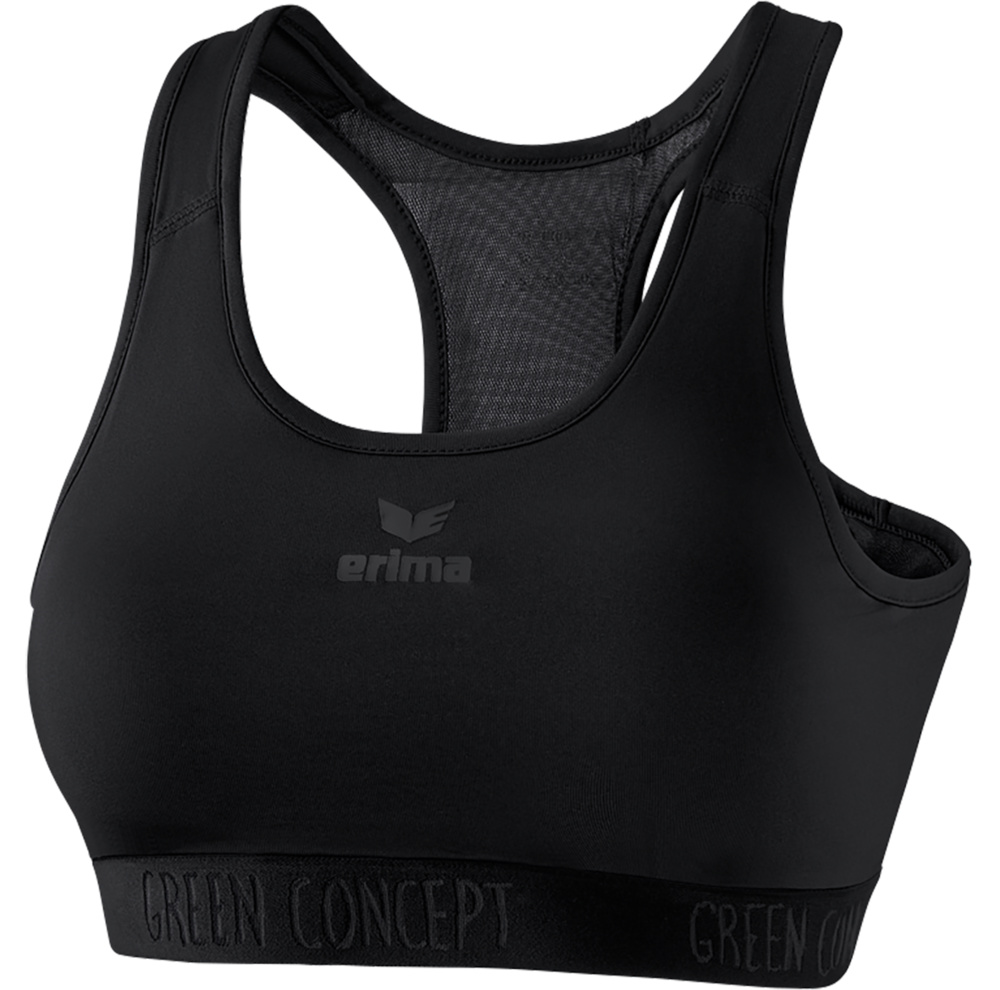 ERIMA SPORTS BRA, BLACK WOMEN. 