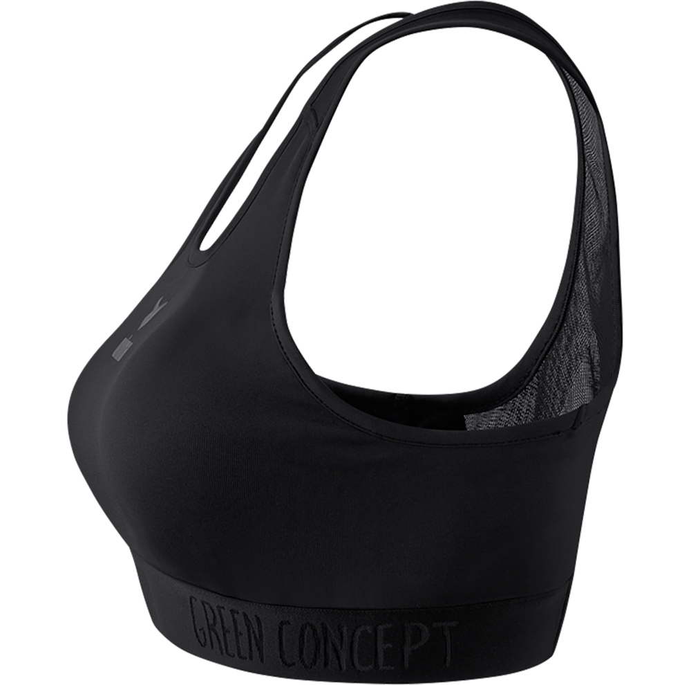 ERIMA SPORTS BRA, BLACK WOMEN. 