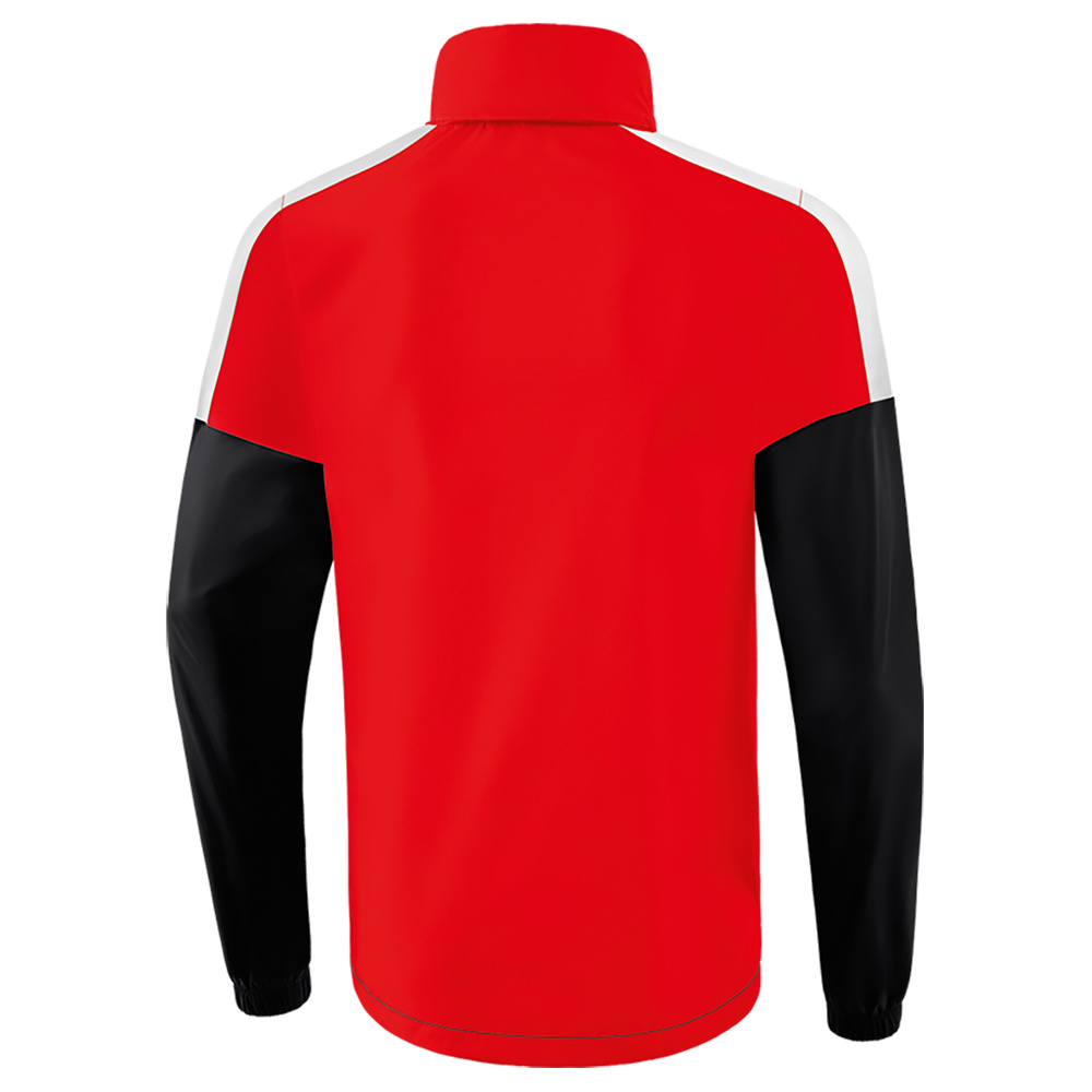 ERIMA SQUAD ALL-WEATHER JACKET ANORACK ROJO-NEGRO-BLANCO NIÑO. 