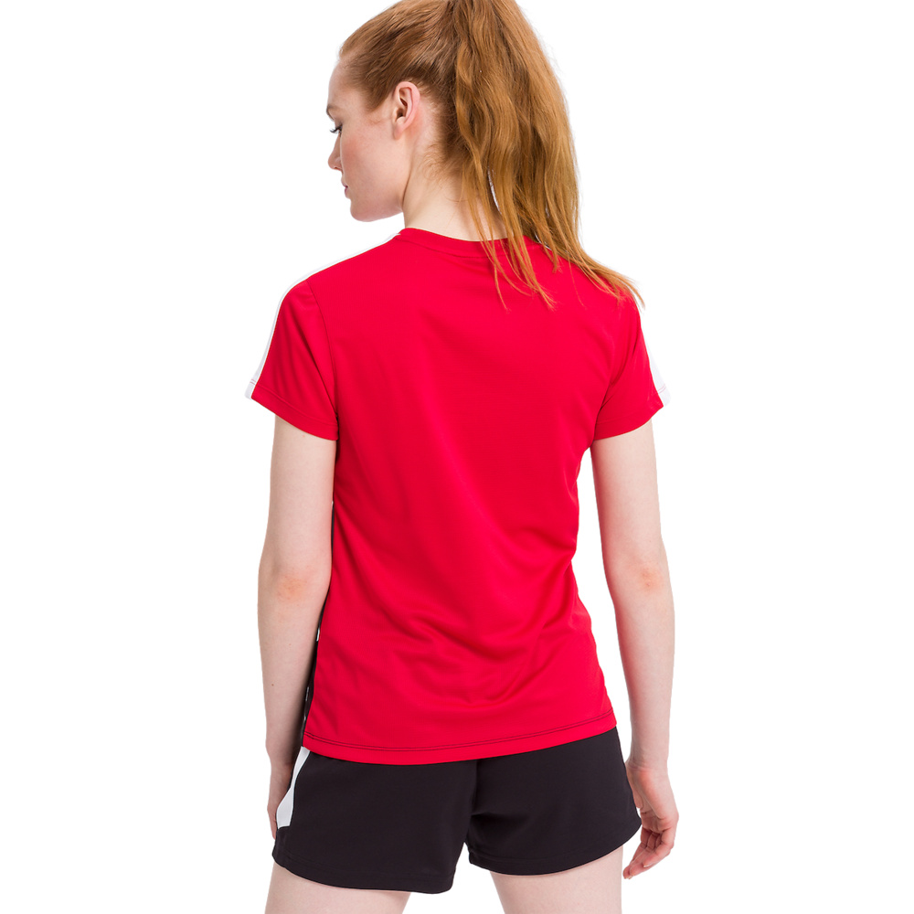 Camiseta negra best sale y roja mujer