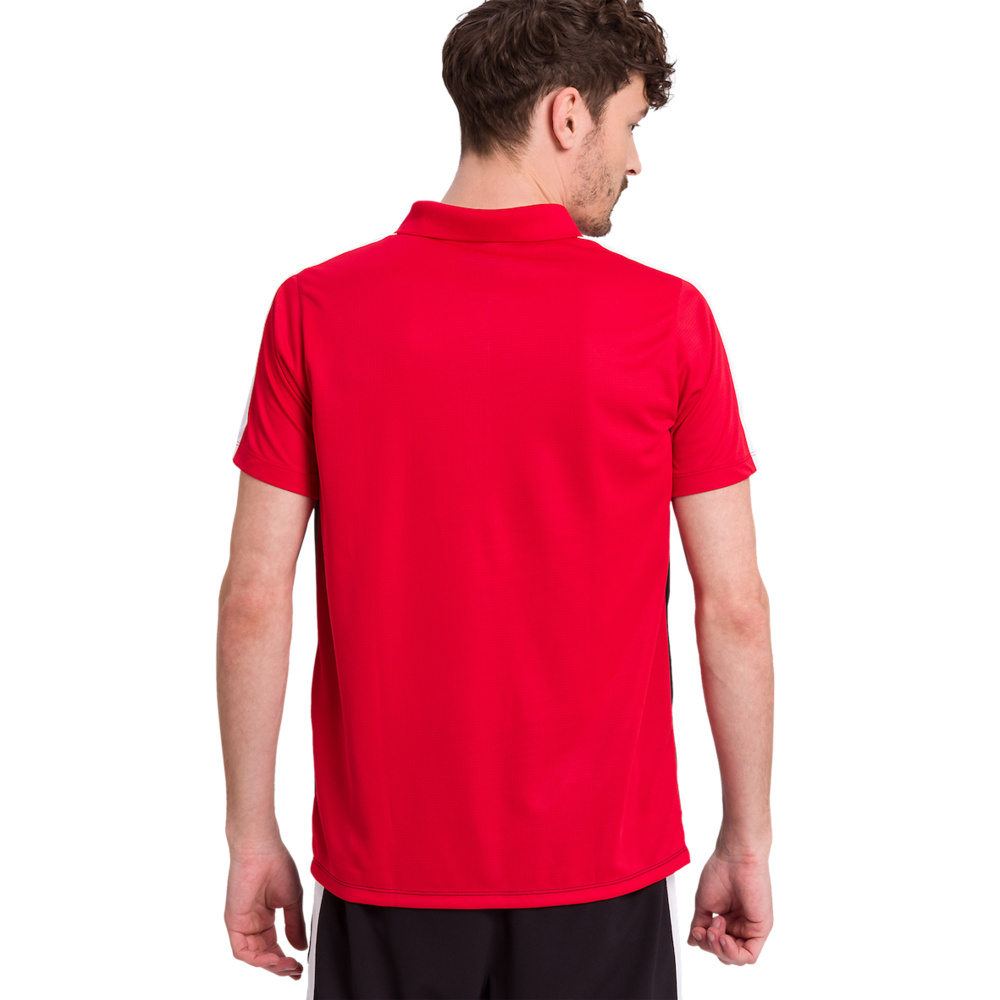 ERIMA SQUAD POLO-SHIRT, RED-BLACK-WHITE MEN. 