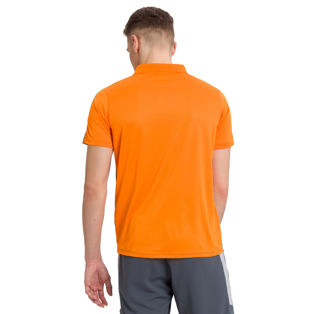 ERIMA SQUAD POLO-SHIRT, SLATE GREY-GREY-ORANGE MEN. 