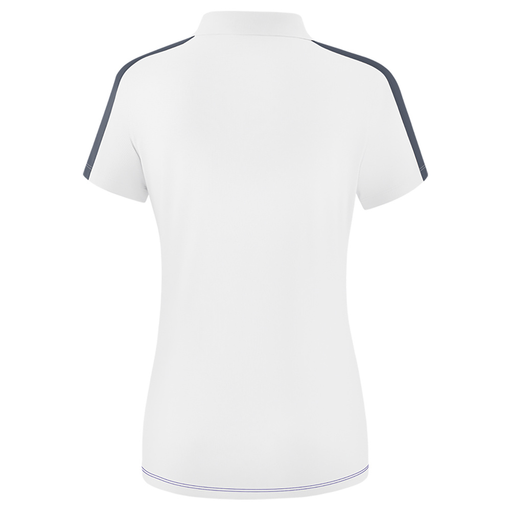 ERIMA SQUAD POLO-SHIRT, WHITE-NAVY-SLATE GREY WOMEN. 