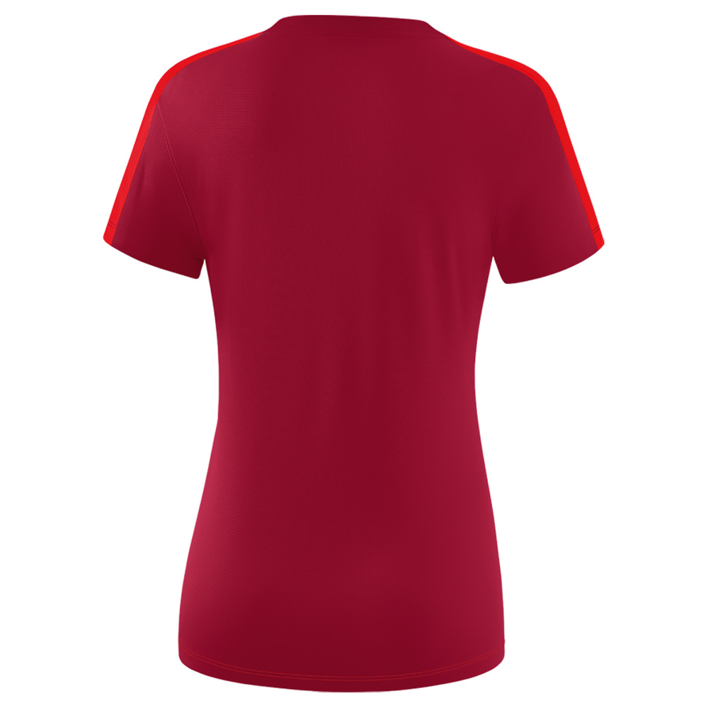 ERIMA SQUAD T SHIRT BORDEAUX RED WOMEN