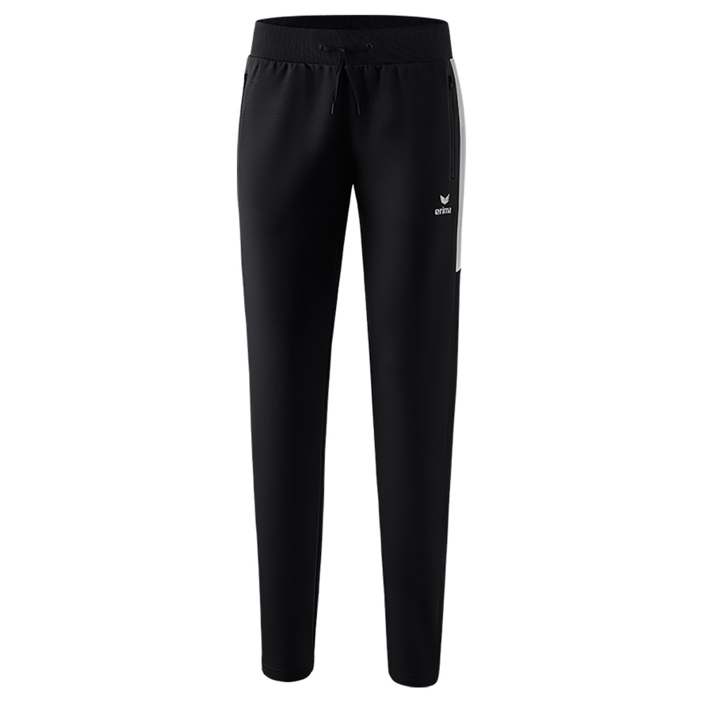 ERIMA SQUAD WORKER PANTS, BLACK-SILVER GREY WOMEN. 