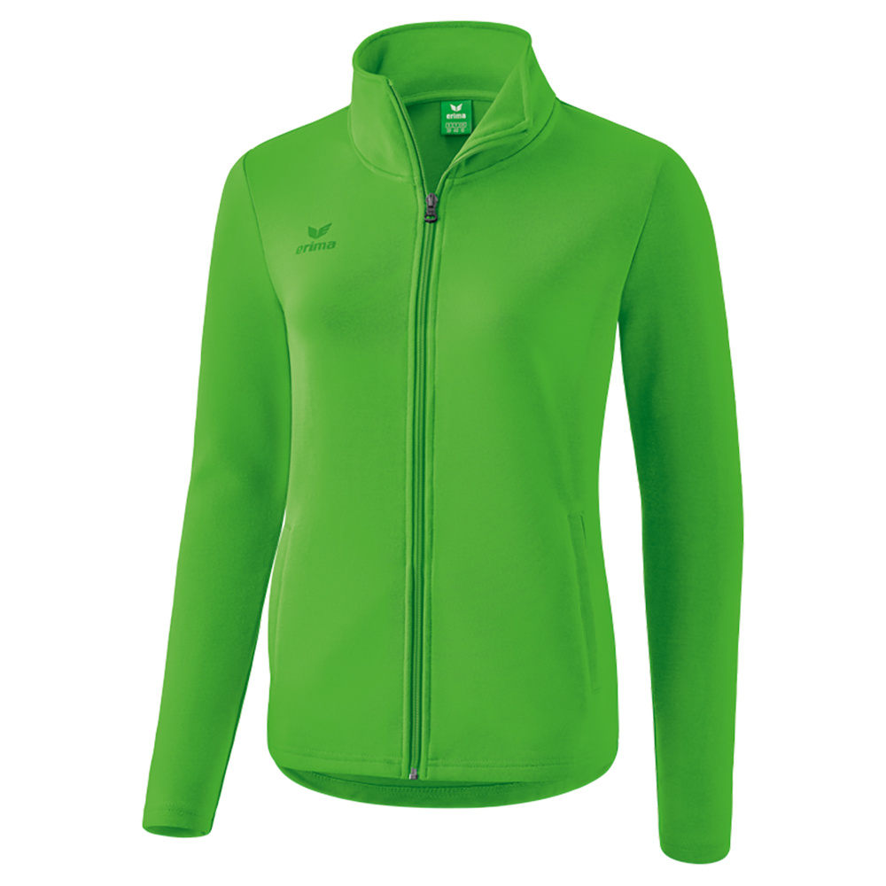 ERIMA SWEAT JACKET, GREEN WOMEN. 