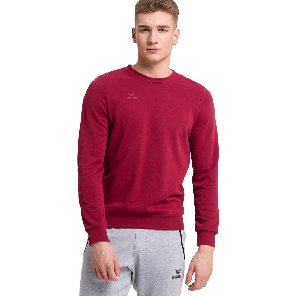 ERIMA SWEATSHIRT, BORDEAUX UNISEX. 