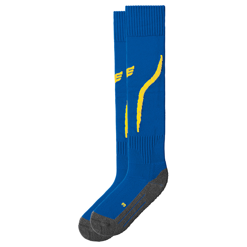 ERIMA TANARO FOOTBALL SOCKS, NEW ROYAL-YELLOW UNISEX. 