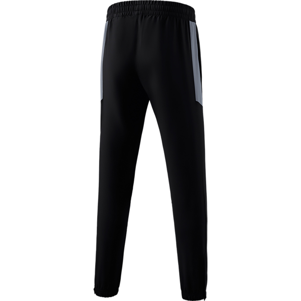 ERIMA TEAM PRESENTATION PANTS, BLACK-SLATE GREY KIDS. 