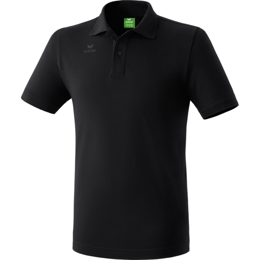 ERIMA TEAMSPORTS POLO-SHIRT, BLACK KIDS. 