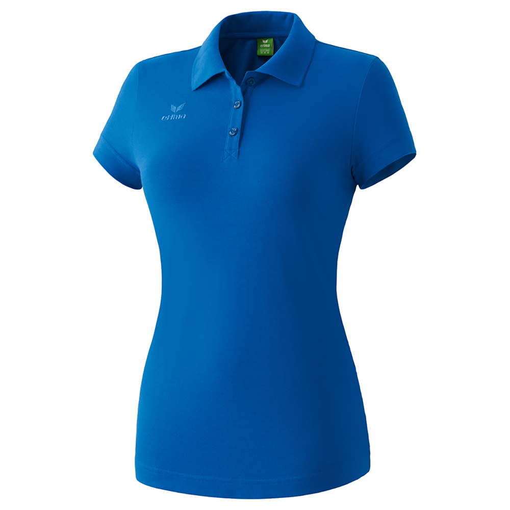 ERIMA TEAMSPORTS POLO-SHIRT, NEW ROYAL WOMEN. 