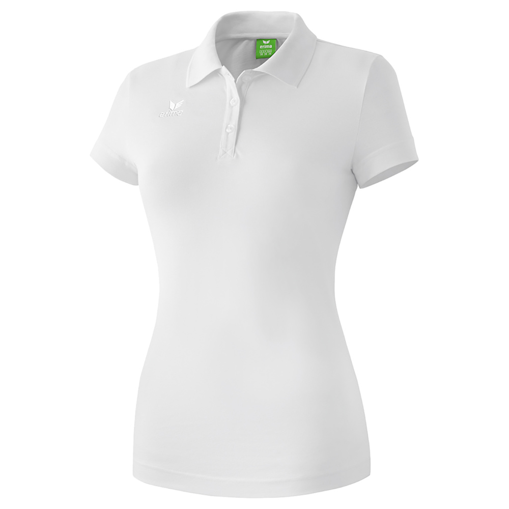 ERIMA TEAMSPORTS POLO-SHIRT, WHITE WOMEN. 