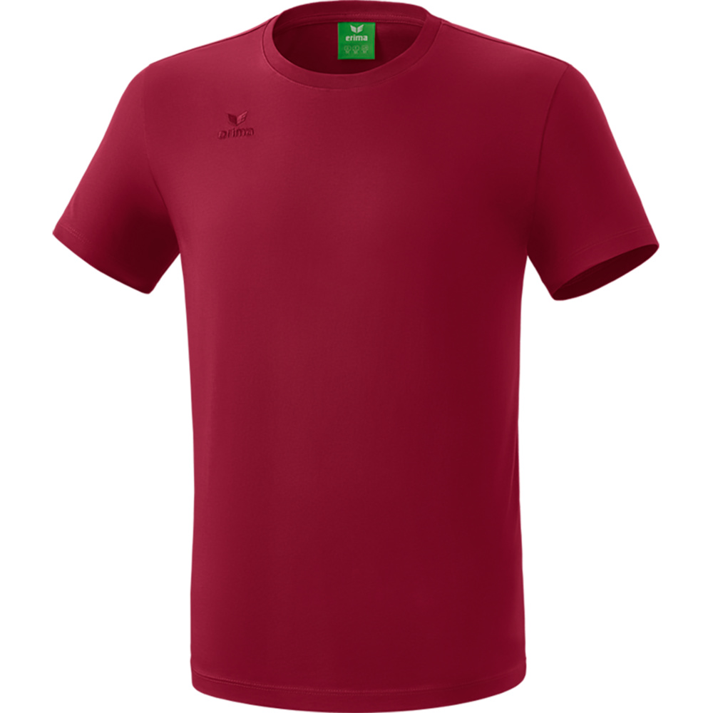 ERIMA TEAMSPORTS T-SHIRT, BORDEAUX MEN. 