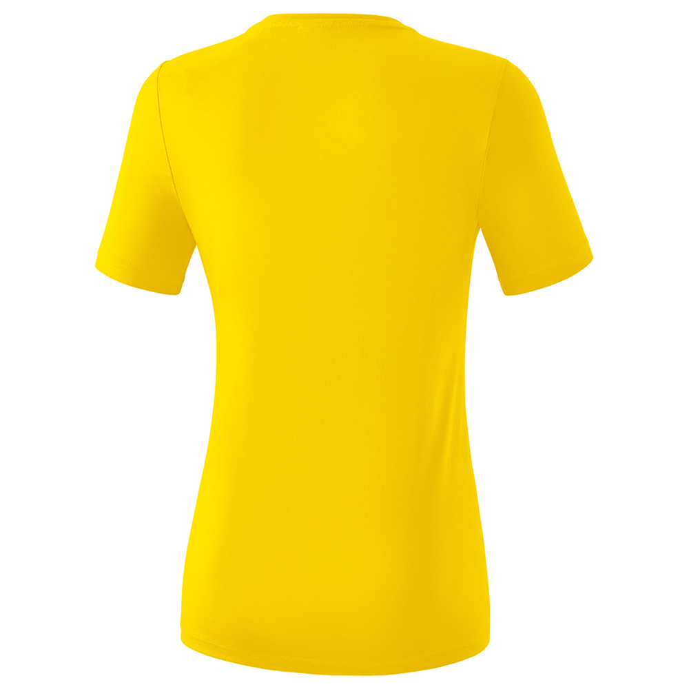 ERIMA TEAMSPORTS T-SHIRT, YELLOW LADIES. 