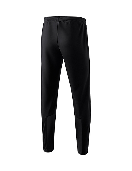 ERIMA TRAINING PANTS WITH CALF INSERT & PIPING 2.0, BLACK UNISEX. 