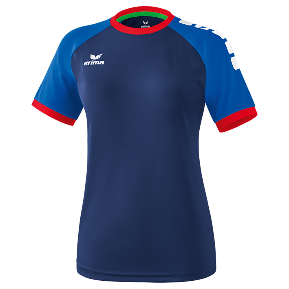 ERIMA ZENARI 3.0 JERSEY, NEW NAVY-NEW ROYAL-RED WOMEN. 