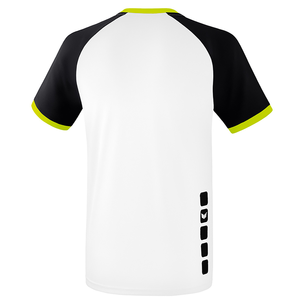 ERIMA ZENARI 3.0 JERSEY, WHITE-BLACK-LIME POP KIDS. 